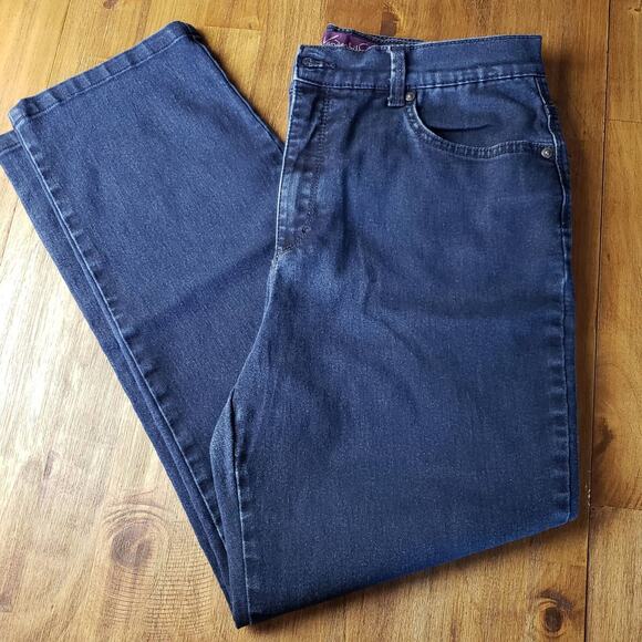 GLORIA VANDERBILT Amanda Blue Jeans Size 12 - Picture 4 of 7
